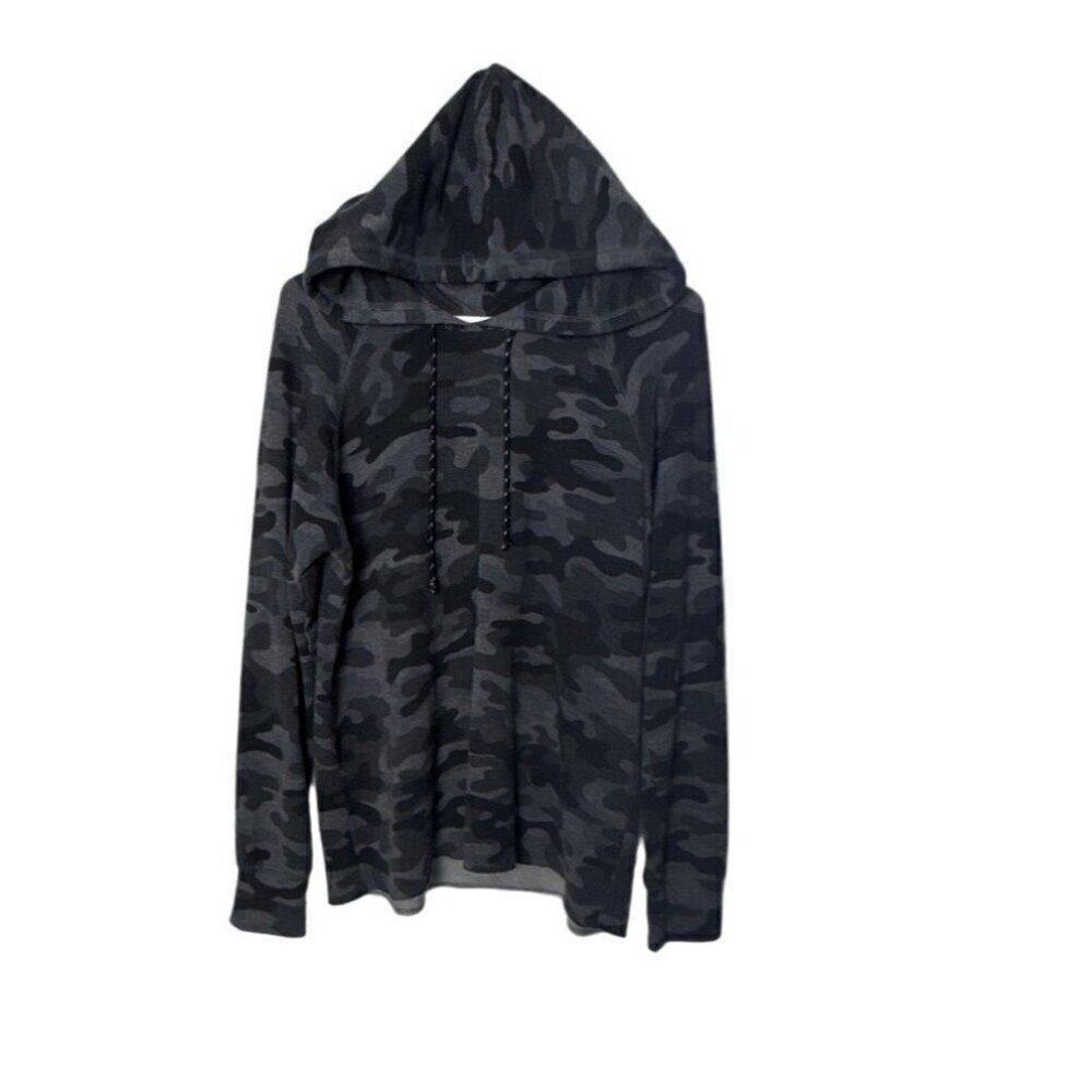 Sundry Camouflage Hooded Sweatshirt Made In USA Size 1